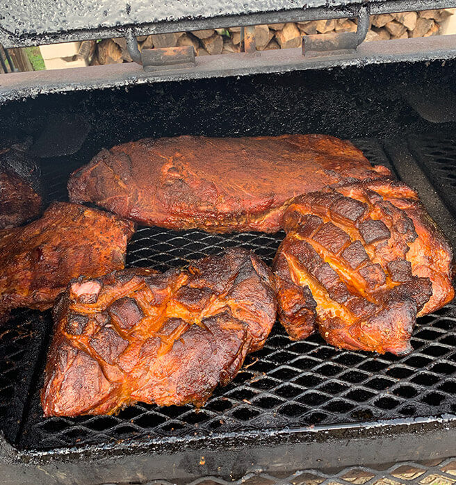 Texas-Style Smoked Brisket & Pork Butt