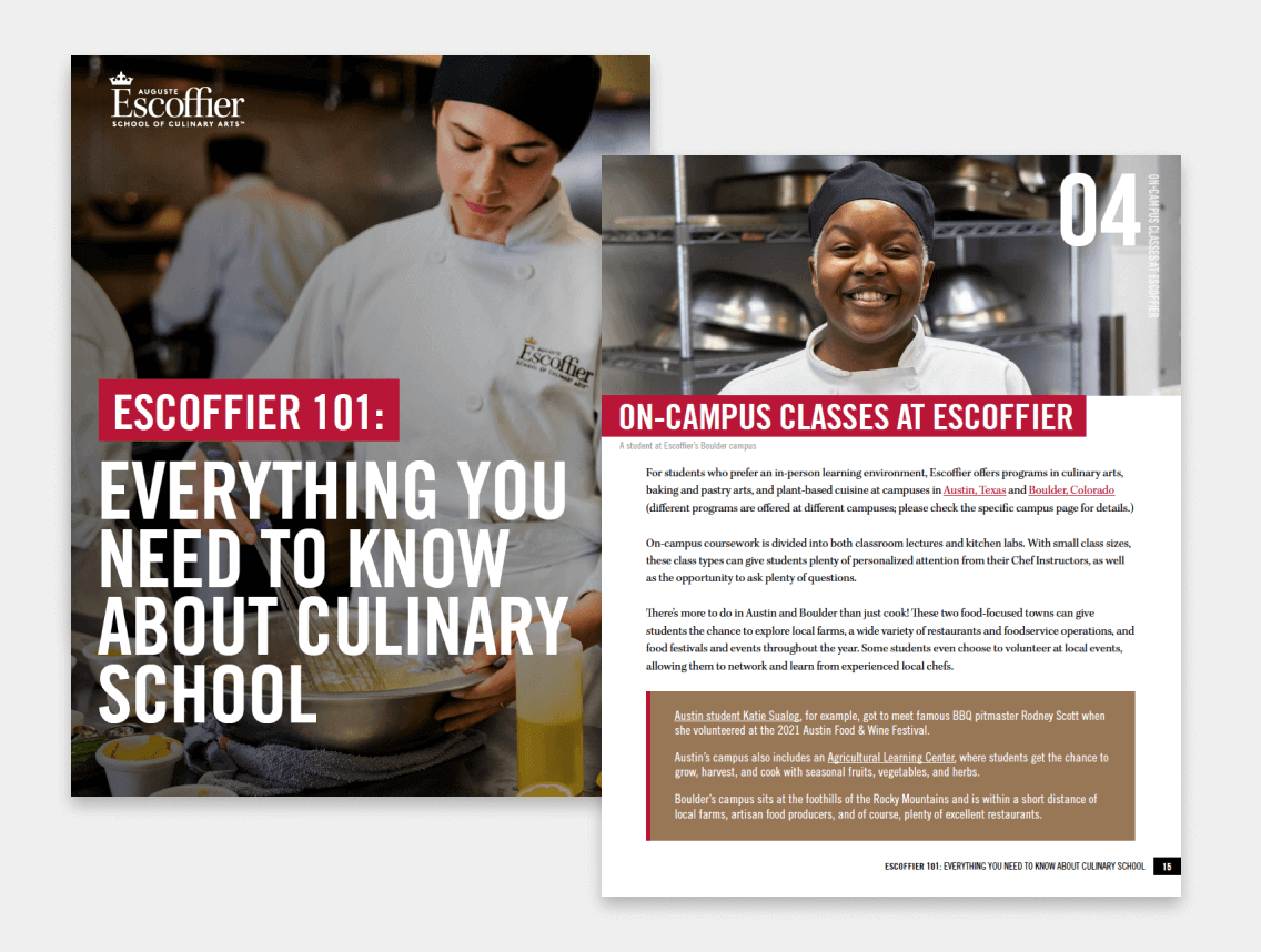 Enrollment Guide Campuses Escoffier