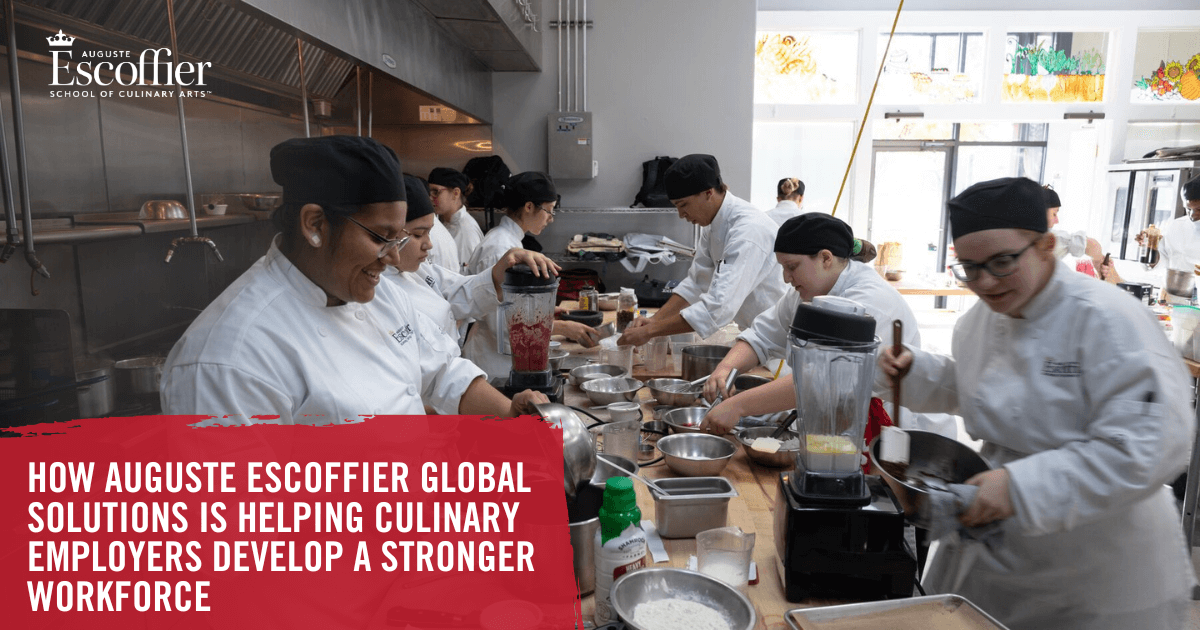 Escoffier Designated A Great Place To Work-Certified™ Company