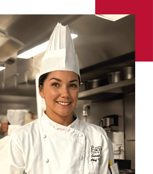 Escoffier Chef Instructor Sarah Jardine