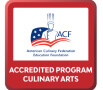 ACF Accredited Program Culinary Arts badge